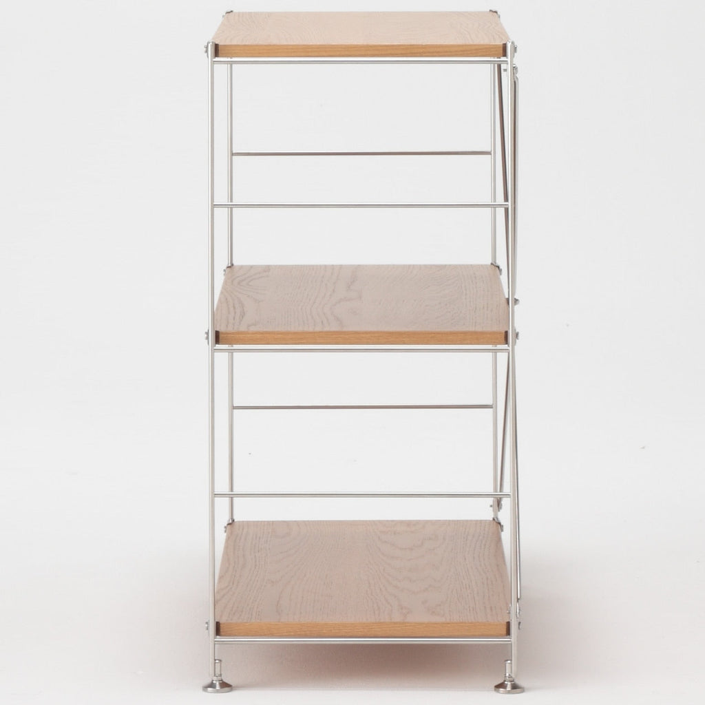 SUS Shelving Unit - Oak - Wide - Small