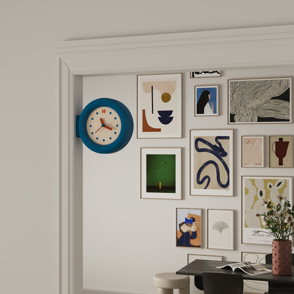 Double-Sided Round Clock