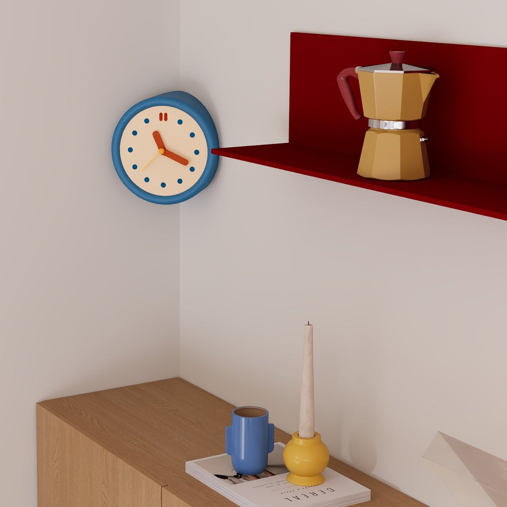 Blue Corner Time Clock